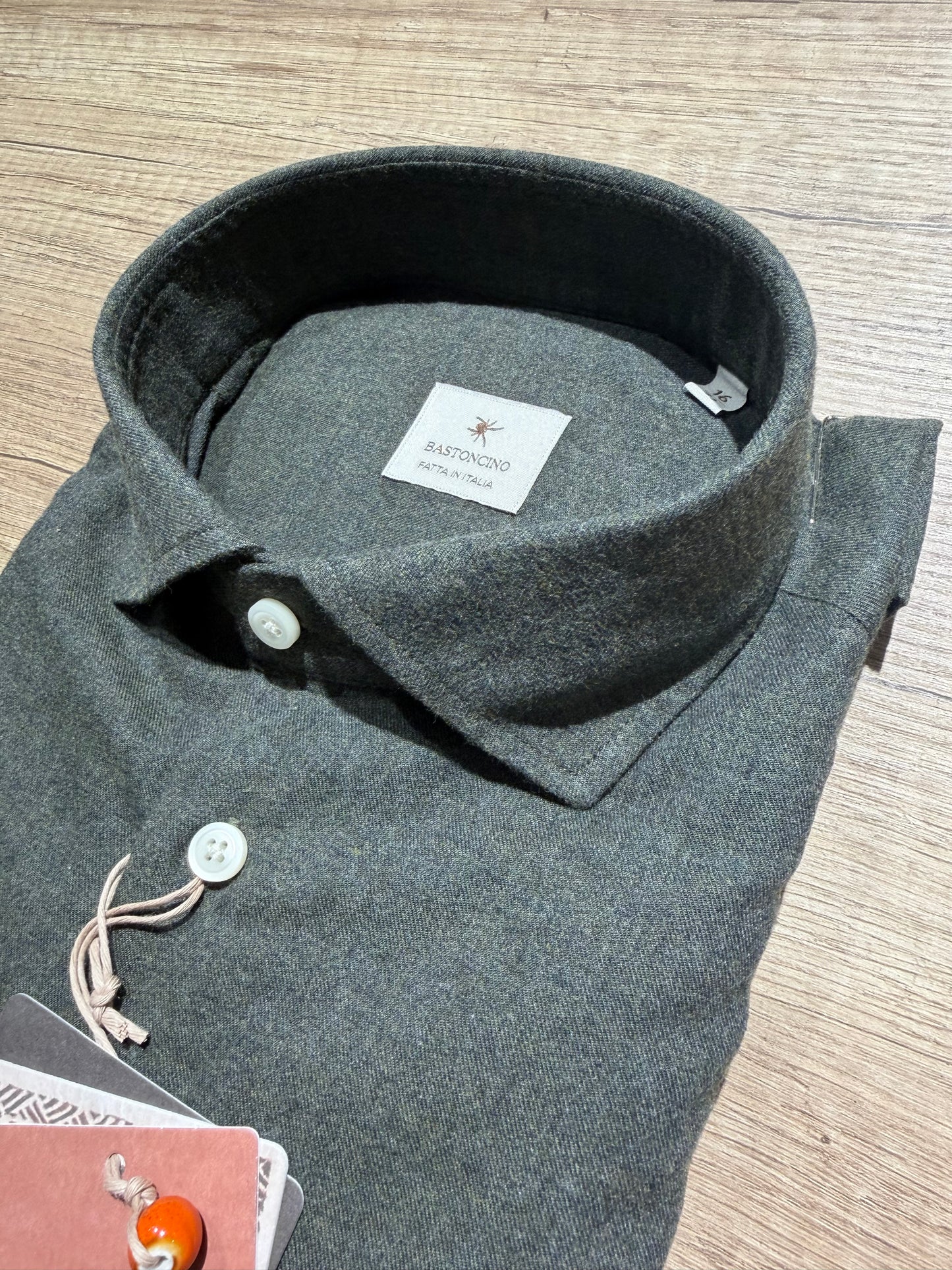 Camicia In Flanella Verde
