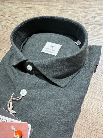 Camicia In Flanella Verde