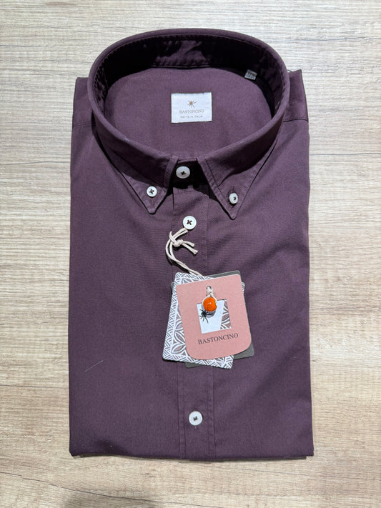 Camicia In Gabardina Button Down