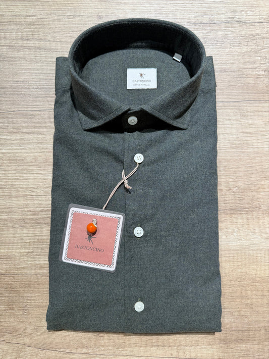 Camicia In Flanella Verde