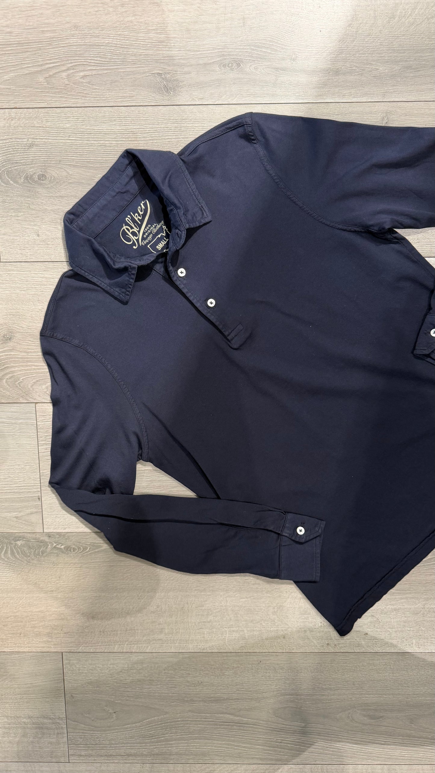 Polo In Jersey Manica Lunga