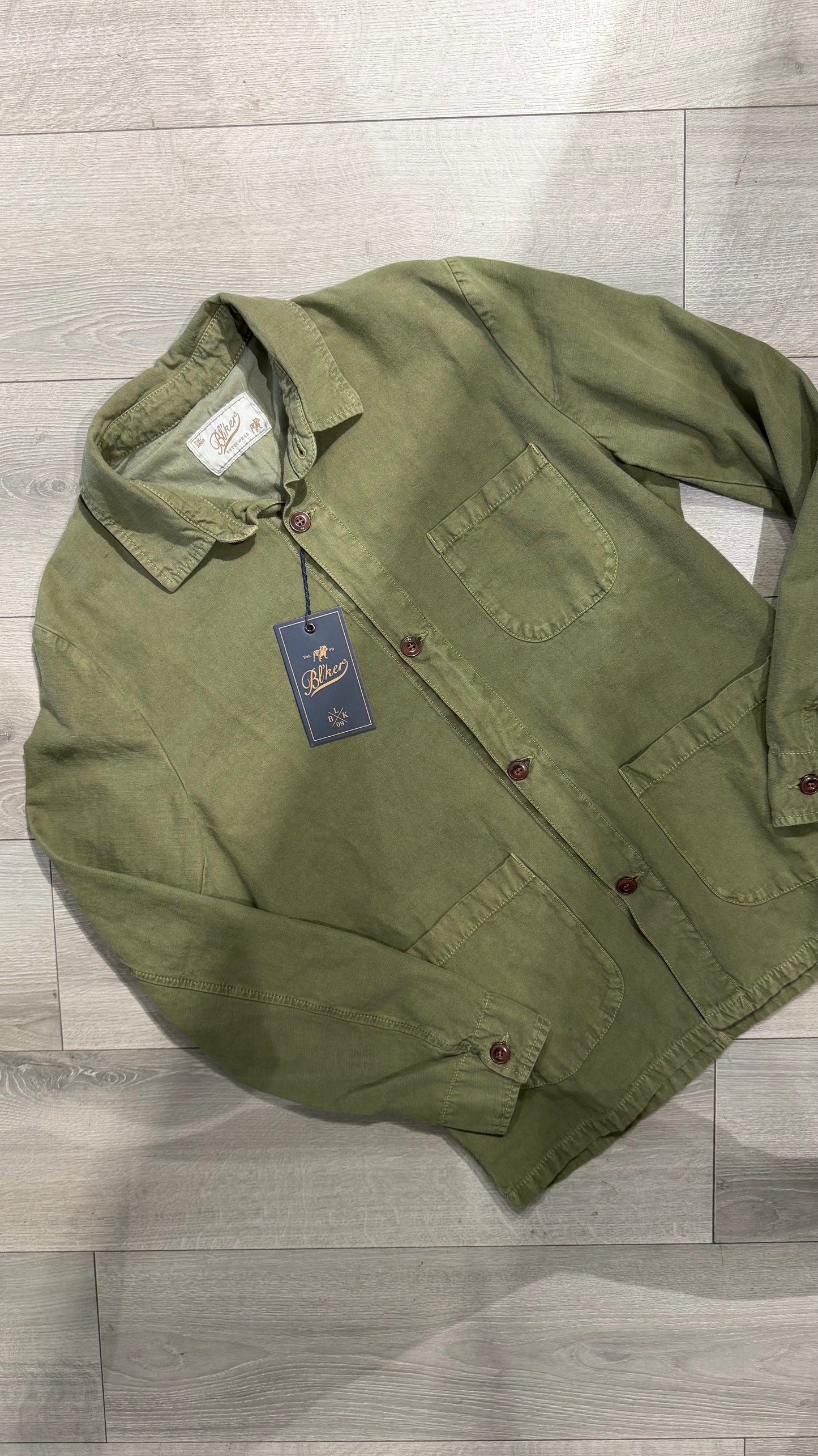 Workshirt Elk Cotone/Lino