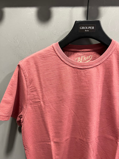 T-Shirt In Cotone Fiammato