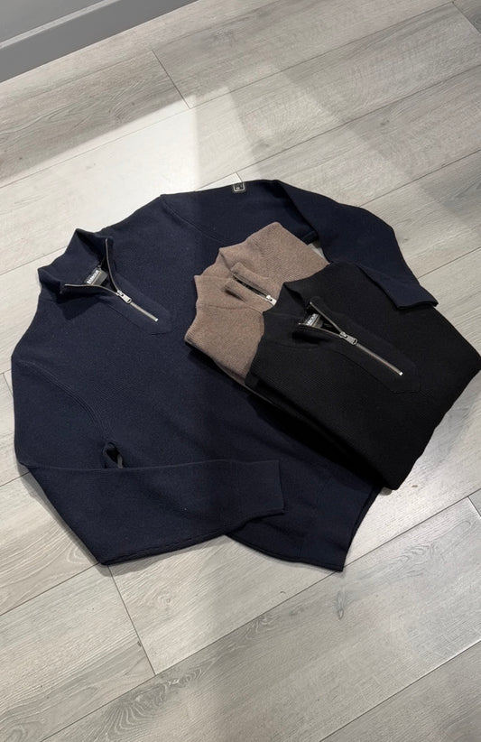 Maglione Crawley Mezza Zip