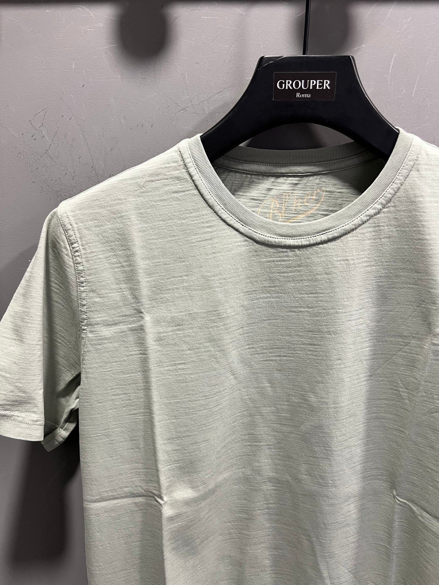 T-Shirt In Cotone Fiammato