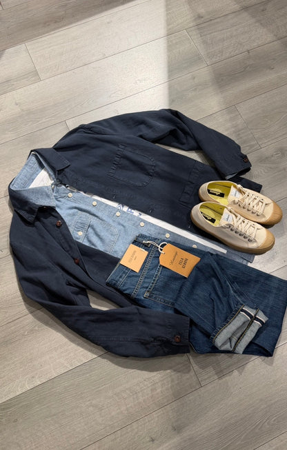 Workshirt Elk Cotone/Lino