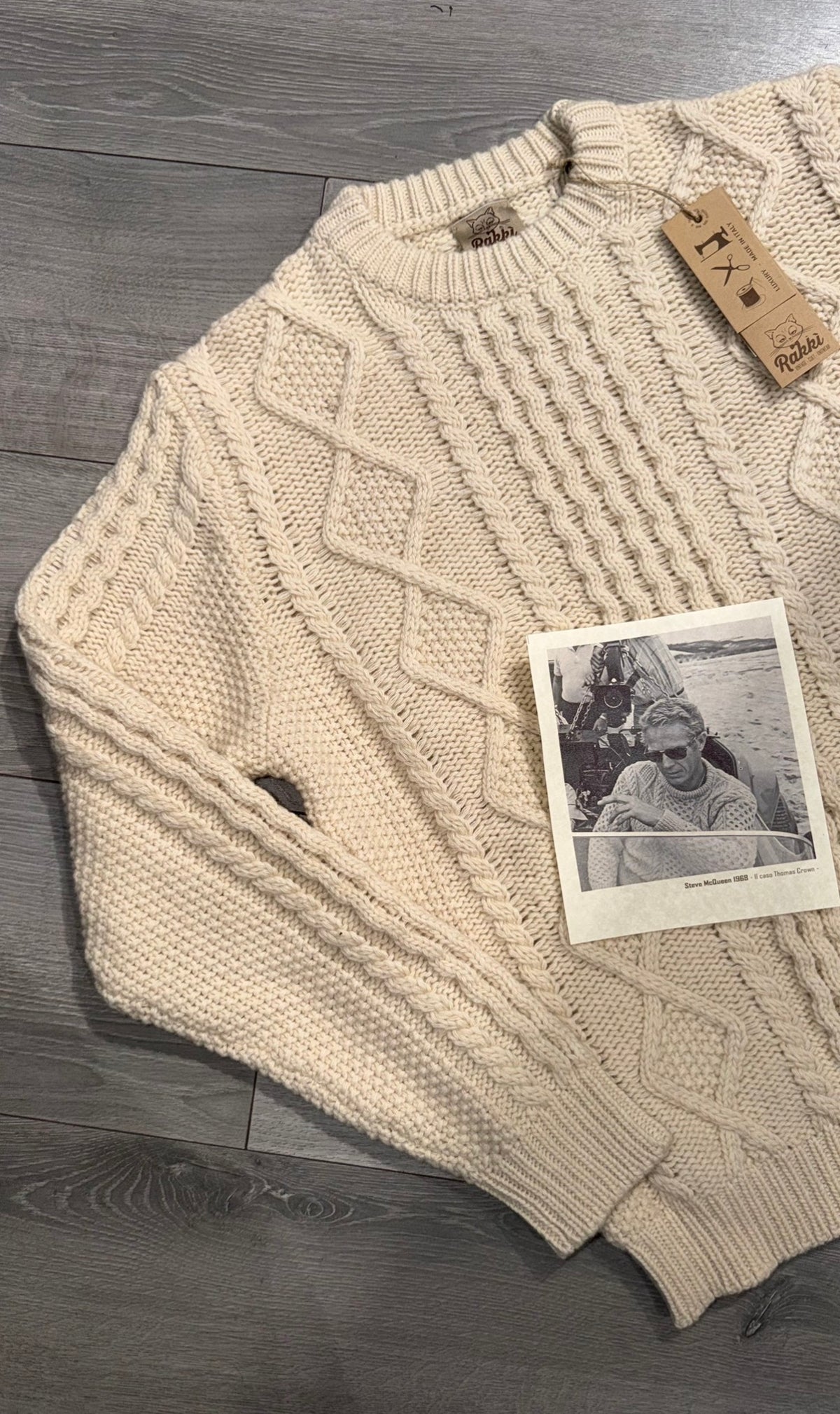 Maglione Aran Steve McQueen